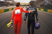 Lewis Hamilton presta homenagem a Ayrton Senna nas redes sociais: 'Minha maior inspiração'