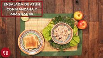 Ensalada de atún con manzana y arándanos | Receta fácil | Directo al Paladar México