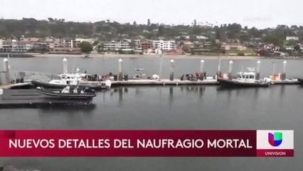 Nuevos detalles sobre naufragio mortal en Point Loma