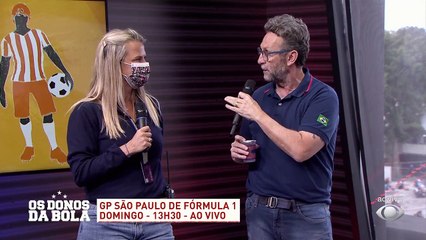 Neste domingo acontece o GP de São Paulo de F1, com uma briga emocionante pelo título. Claro que o Craque Neto recebeu a repórter Mariana Becker, que contou tudo sobre a corrida!#OsDonosDaBola