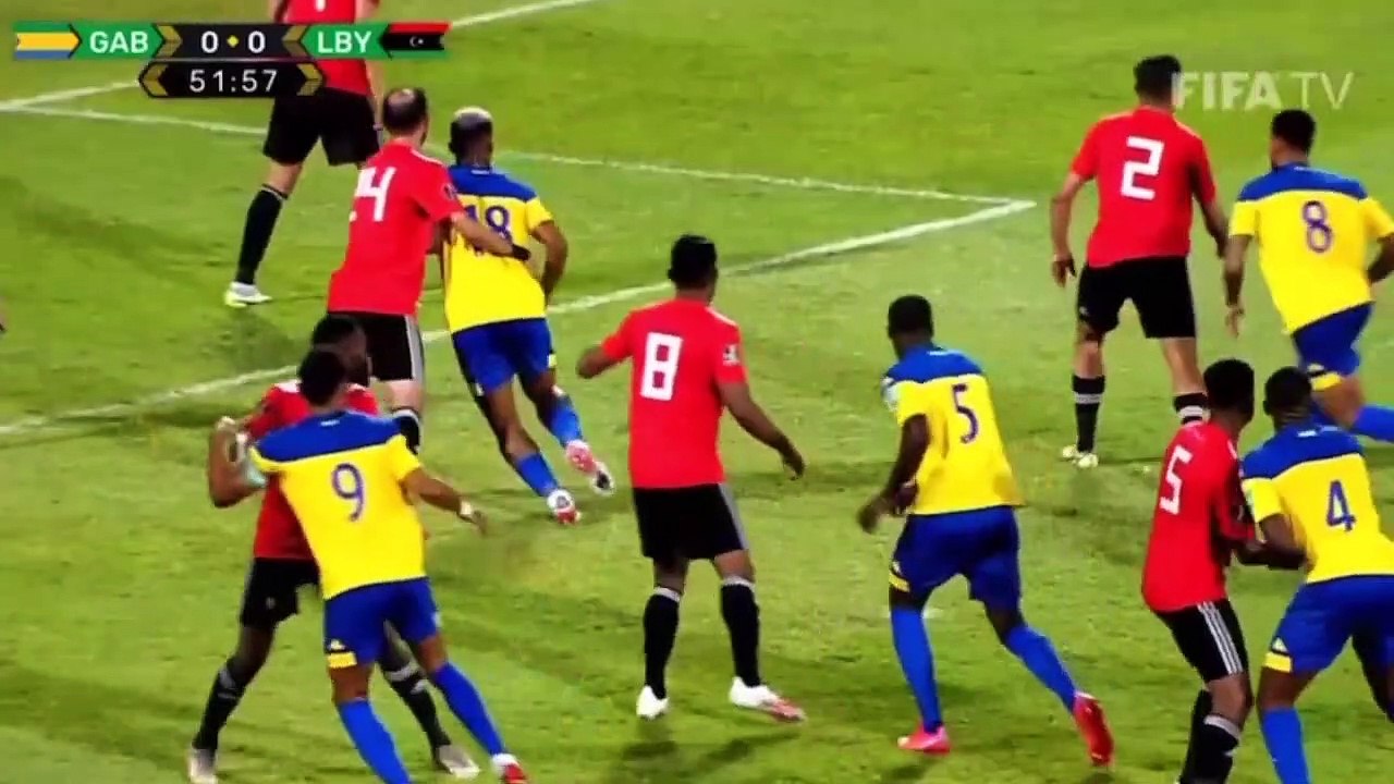هدف منتخب الجابون ضد منتخب ليبيا