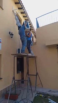 Una forma estúpida de montar un aire acondicionado