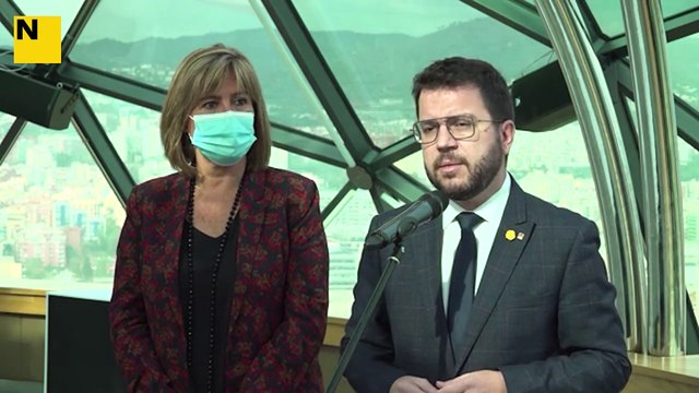 El president del Govern, Pere Aragonès, insisteix que no es gastarà ni un euro en Hard Rock