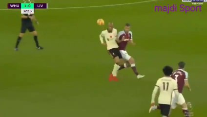 ملخص  مباراه  ليفربول  ووست هام 2-3 _7_11_2021