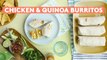 Chicken and Quinoa Burritos