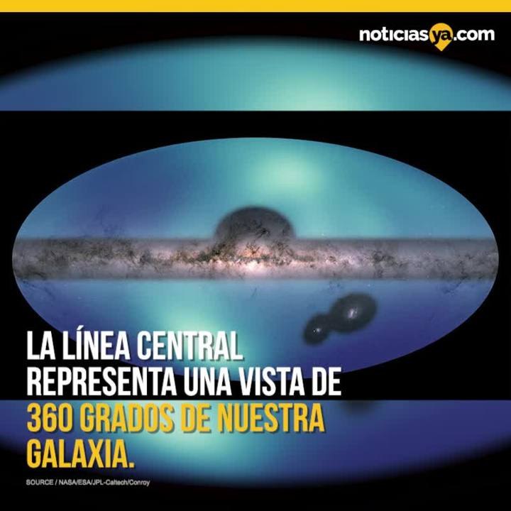 La NASA publica un nuevo mapa de la Vía Láctea