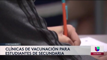 Clínicas de vacunación para estudiantes de secundaria
