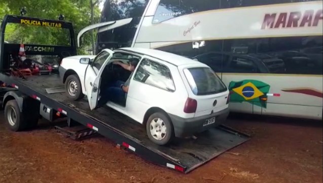 Veículo Gol é recuperado pelo Choque e levado a 15ª SDP