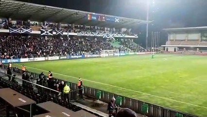 Scotland have qualified for the World Cup play-offs after a 2-0 win in Moldova