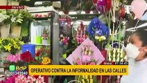 Realizan operativo contra vendedores informales en Mercado de Flores en el Rímac