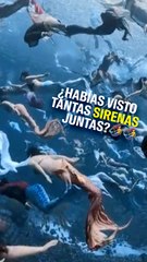 Más de cien ‘sirenas’ rompieron un Récord Guinness en China ‍♀️