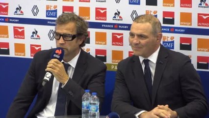 XV de France - Galthié : "Lebel a gagné son maillot"