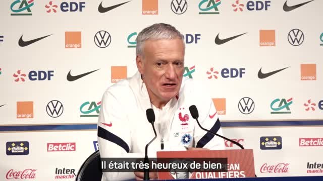 Bleus - Deschamps : “Griezmann est heureux”