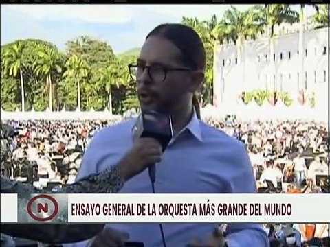 Vicepdte. Freddy Ñañez ofreció Balance del Ensayo General de la Orquesta Más Grande Del Mundo
