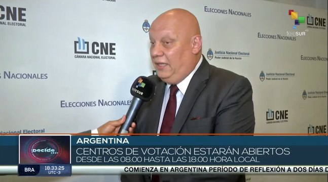 teleSUR Noticias 12-11 17:30: Avanza veda electoral de cara a las legislativas en Argentina