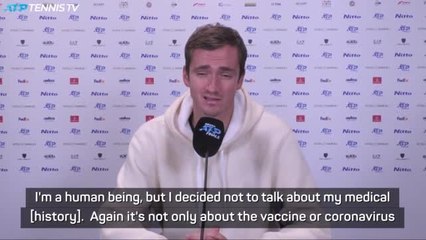 Australia's your answer - Medvedev on vaccination status