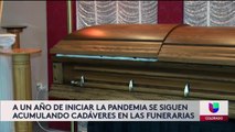 Funerarias están enfrentando una acumulación de cadáveres sin precedentes