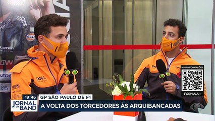 Depois de tanto tempo longe das arquibancadas, o torcedor tá matando a saudade de ouvir o barulho dos motores em Interlagos. a animação foi grande nos treinos de hoje. #BandJornalismo