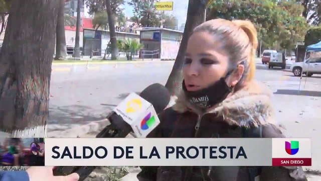 Noticias San Diego 6pm 030921 - Clip TJ PROTEST DAMAGE