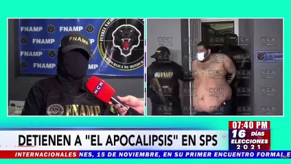 Capturan a "Apocalipsis" supuesto cabecilla de la MS-13 en SPS