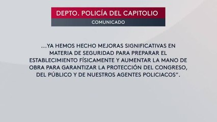 Cancelan sesión por teoría de Conspiració en Capitolio de D.C.