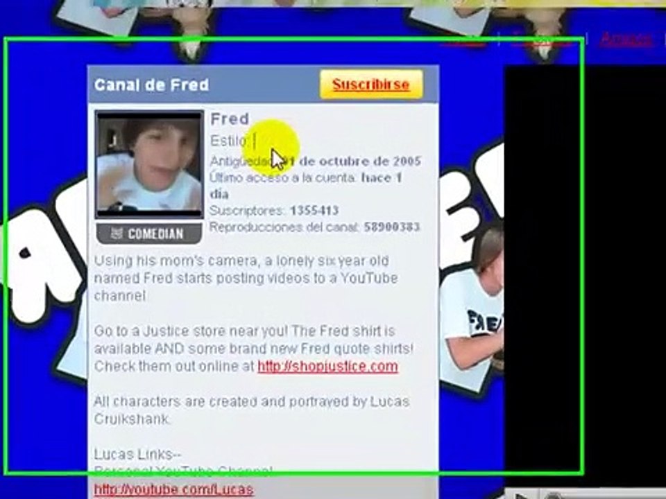 Un dia en el canal de Fred