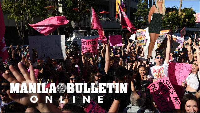 Britney Spears' fans cheer in Los Angeles after judge terminates guardianship