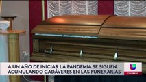 Funerarias están enfrentando una acumulación de cadáveres sin precedentes