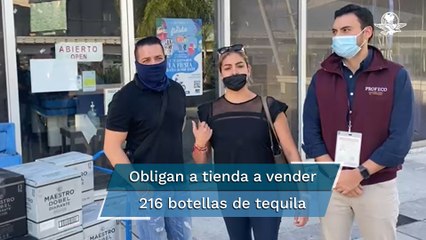 Entra Profeco al quite y les respetan oferta, obliga a tienda a vender 216 botellas de tequila
