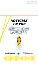 RESUMEN NOTICIAS: sábado 13 de noviembre de 2021