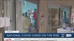 Health officials sounding the alarm over recent rise in national COVID-19 cases