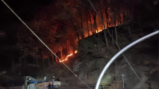 경북 영주시 야산에서 불...40여 분 만에 진화 / YTN