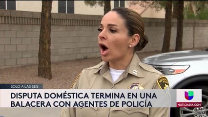 Disputa doméstica termina en atrincheramiento y tiroteo