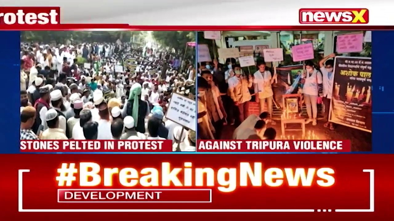 Protest In Malegaon Turns Violent Protest Against Tripura Violence NewsX