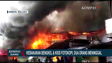 Menewaskan Dua Orang, Penyebab Kebakaran Bengkel di Ambon Masih Diselidiki