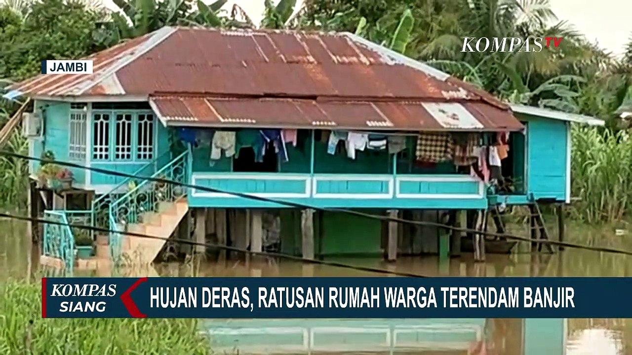 Banjir di Jambi Terus Meningkat, Warga Diimbau Terus Waspada!