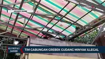 Tim Gabungan Grebek Gudang Minyak Illegal