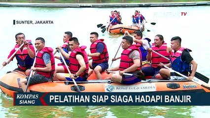 Kolinlamil TNI Berbagi Ilmu, Ajarkan Simulasi Penyelamatan dalam Kondisi Darurat Banjir