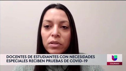 Maestros  de Colorado reciben pruebas de Covid en sus casas