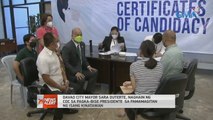 Davao City Mayor Sara Duterte, naghain ng COC sa pagka-bise presidente sa pamamagitan ng isang kinatawan | 24 Oras News Alert