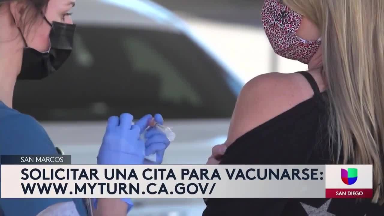 Noticias San Diego 6pm 020121 - Clip SAN YSIDRO VACCINE