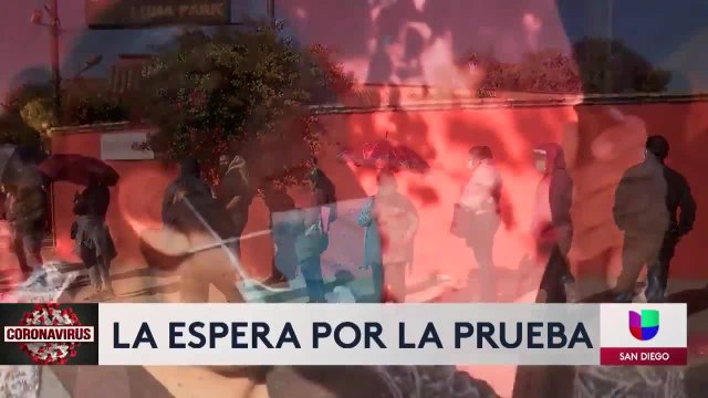 Se registran largas filas para realizarse la prueba del COVID-19 en hospitales de Tijuana