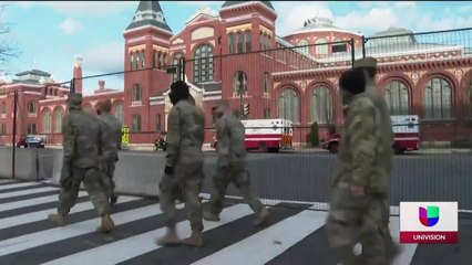 Ambiente de la ceremonia de toma de posesión Biden Harris