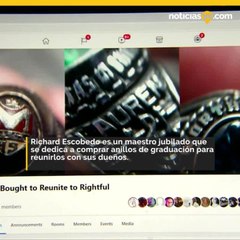 Recuperó anillo de graduación 42 años depués de perderlo