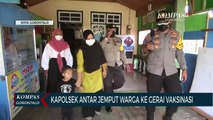 Kapolsek Antar Jemput Warga Ke Gerai Vaksinasi