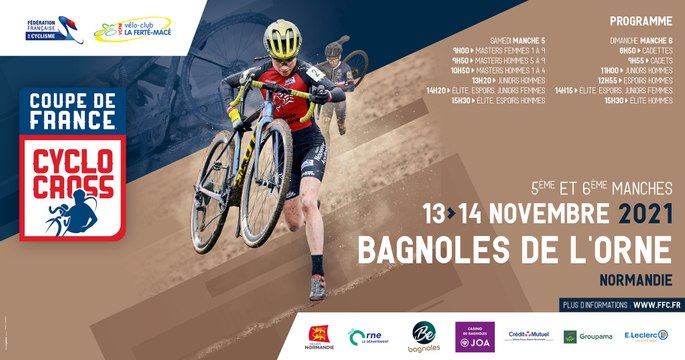 Coupe de France de Cyclo-cross - Bagnoles de l'Orne 14 novembre 2021