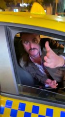 Üsküdar'da taksiciden gazeteciye çirkin saldırı