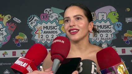 Rosalía y Rauw Alejandro, juntos por primera vez en un 'photocall'