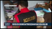 Penyidik Sita Dokumen di Ruang Kerja Sekda SBB