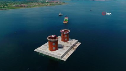 1915 Çanakkale Köprüsü'nün yapım süreci böyle görüntülendi